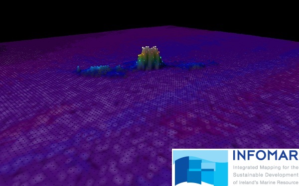 Athenia (Sunk 1917) — INFOMAR sonar-derived seabed survey image (not an underwater photograph).