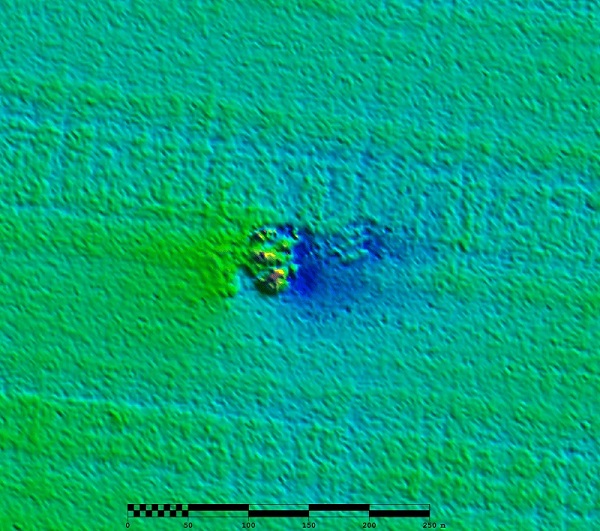 Kerry Head — INFOMAR sonar-derived seabed survey image (not an underwater photograph).