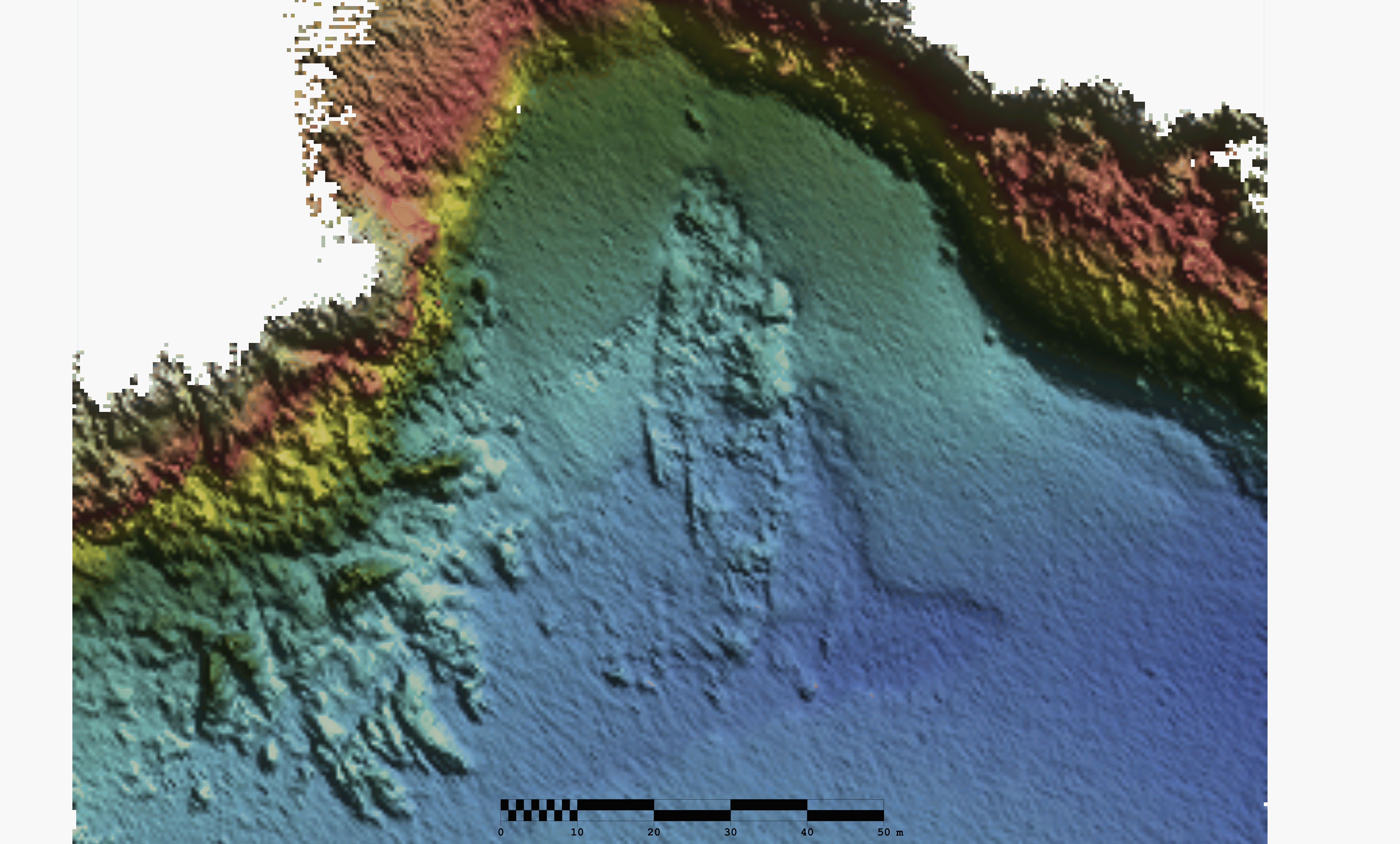 Tayleur — INFOMAR sonar-derived seabed survey image (not an underwater photograph).
